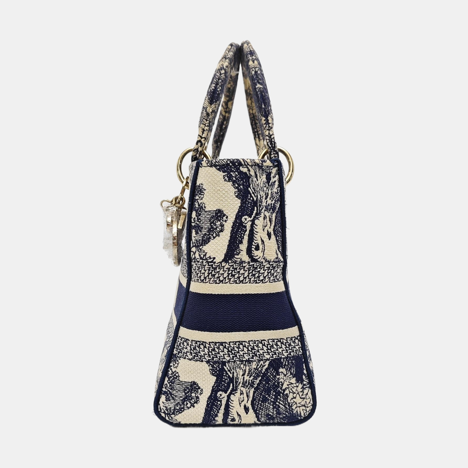 Lady D-Lite Medium Canvas Blue