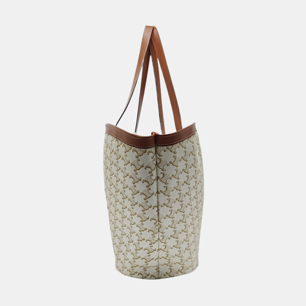COUFFIN Large Coated Canvas White