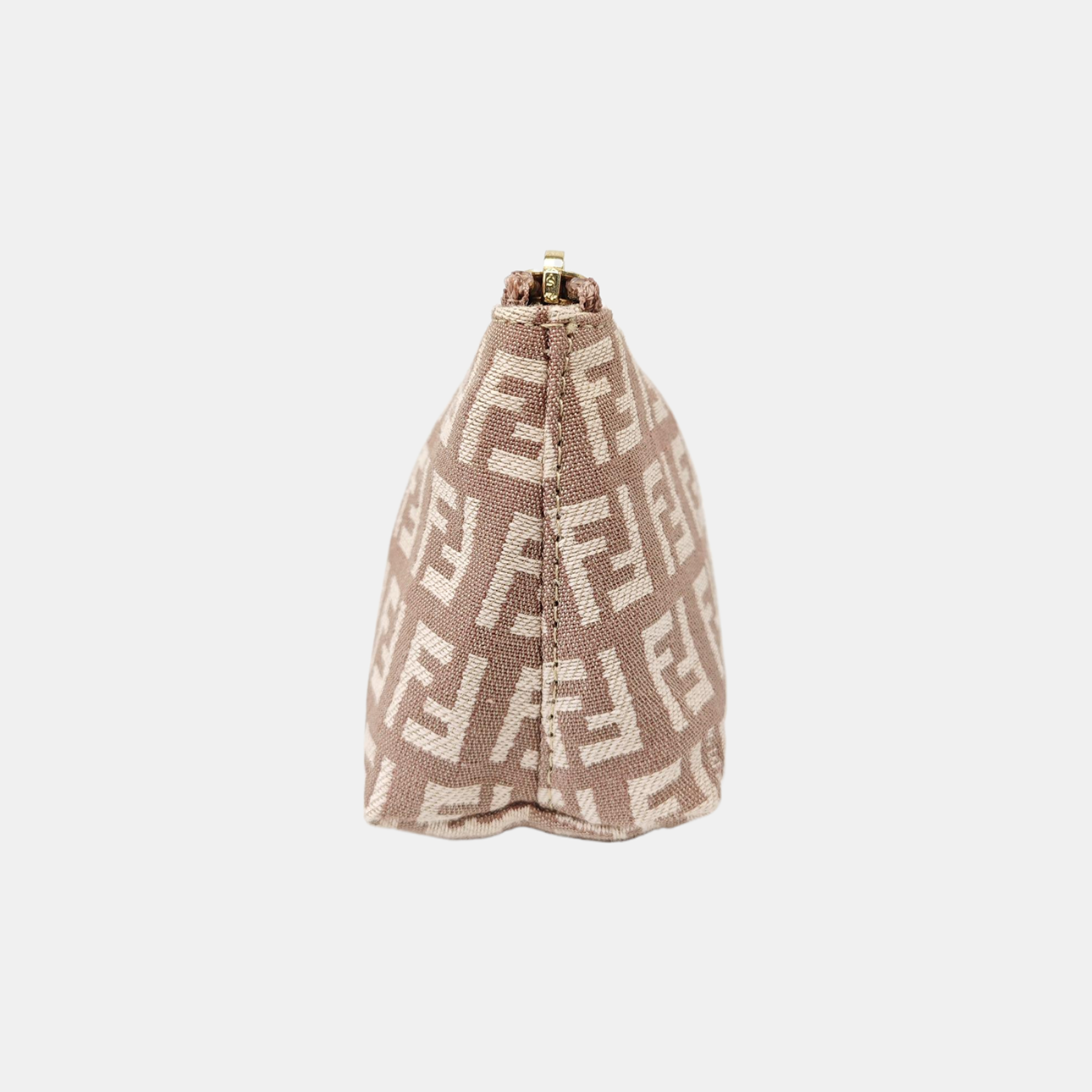 Fabric Top Handle Bag Beige