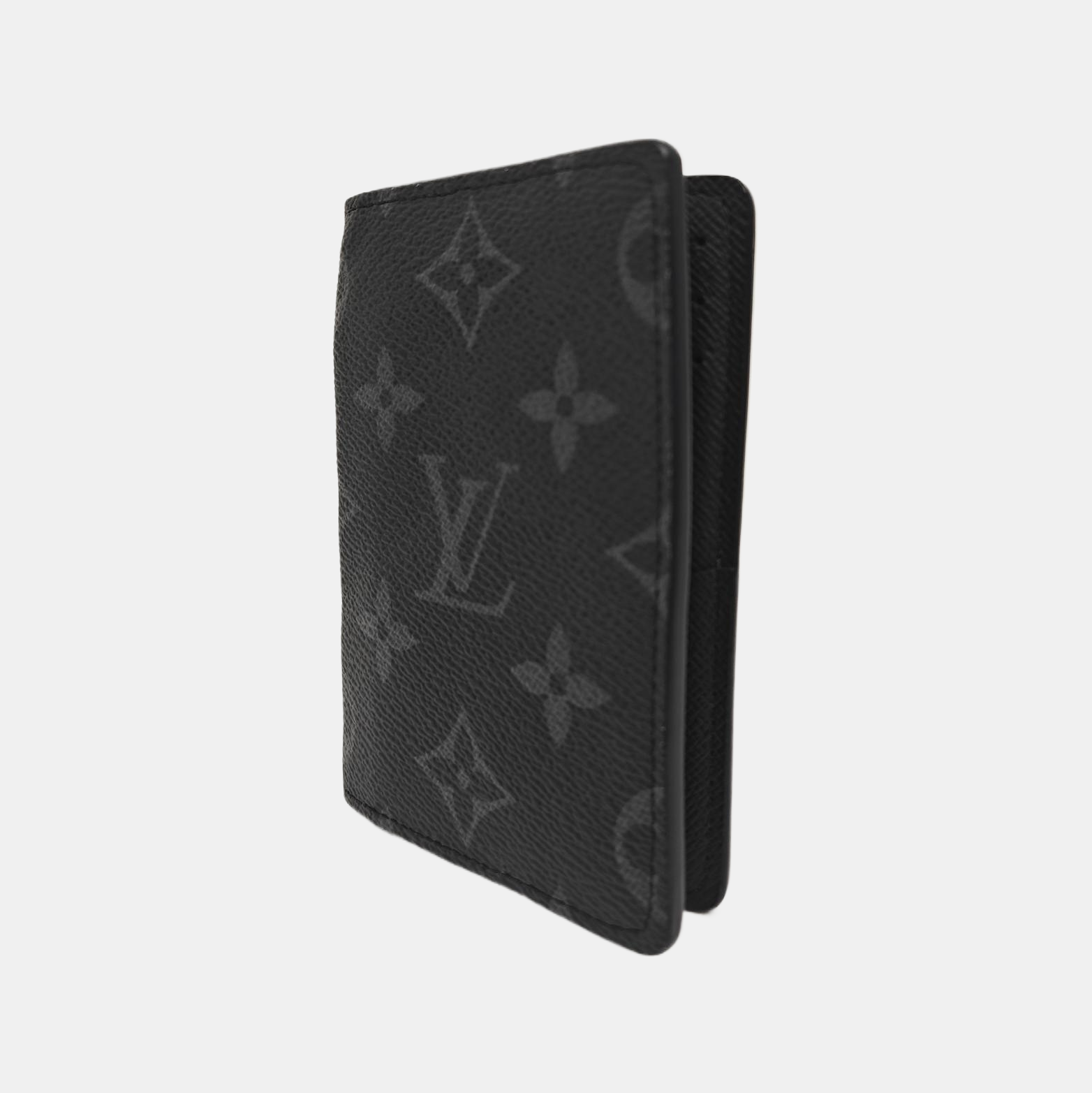 Monogram Coated Canvas Card Holder Mini Black