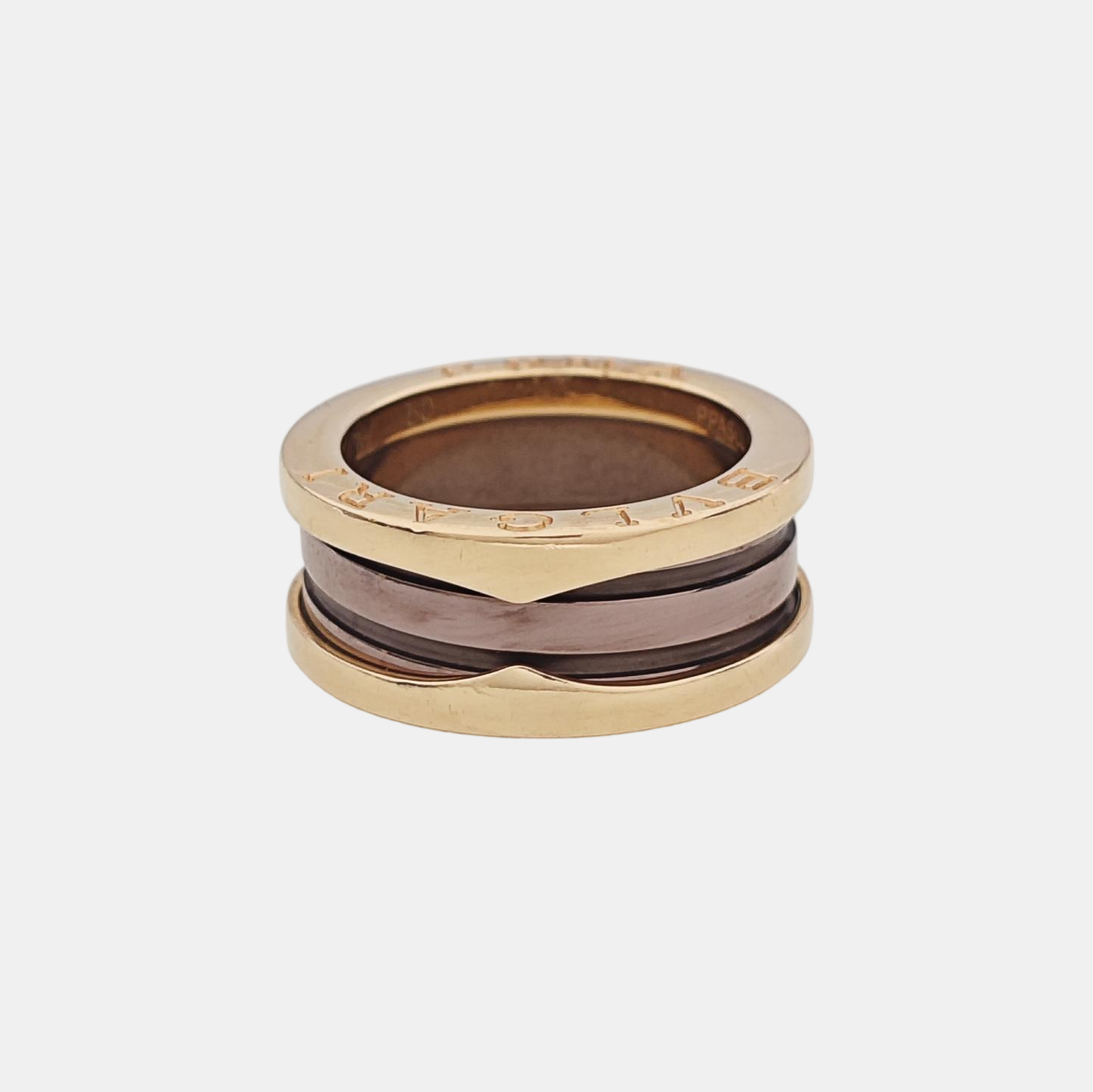 B.ZERO1 18k Rose Gold Ring EU 50