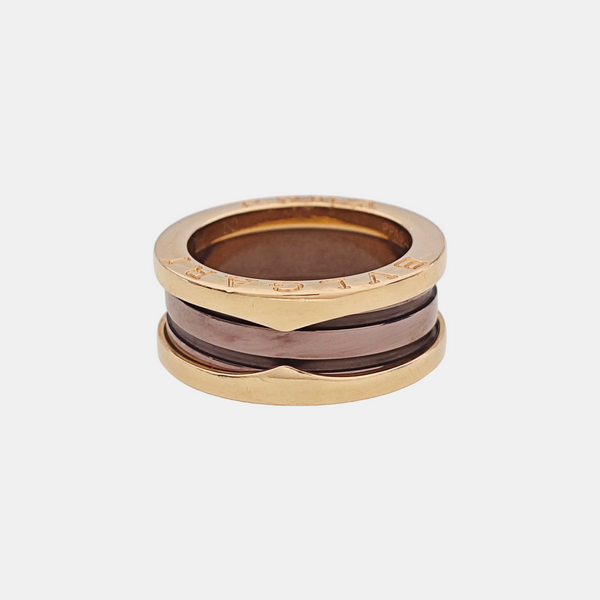 B.ZERO1 18k Rose Gold Ring EU 50