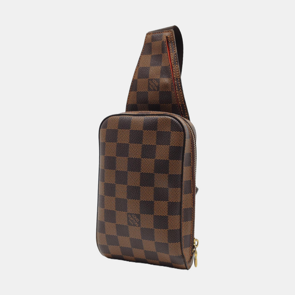 GÉRONIMOS Damier Ebene Coated Canvas Brown