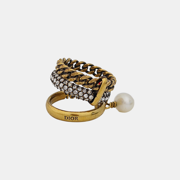 J'adior Metal Gold Ring EU 51