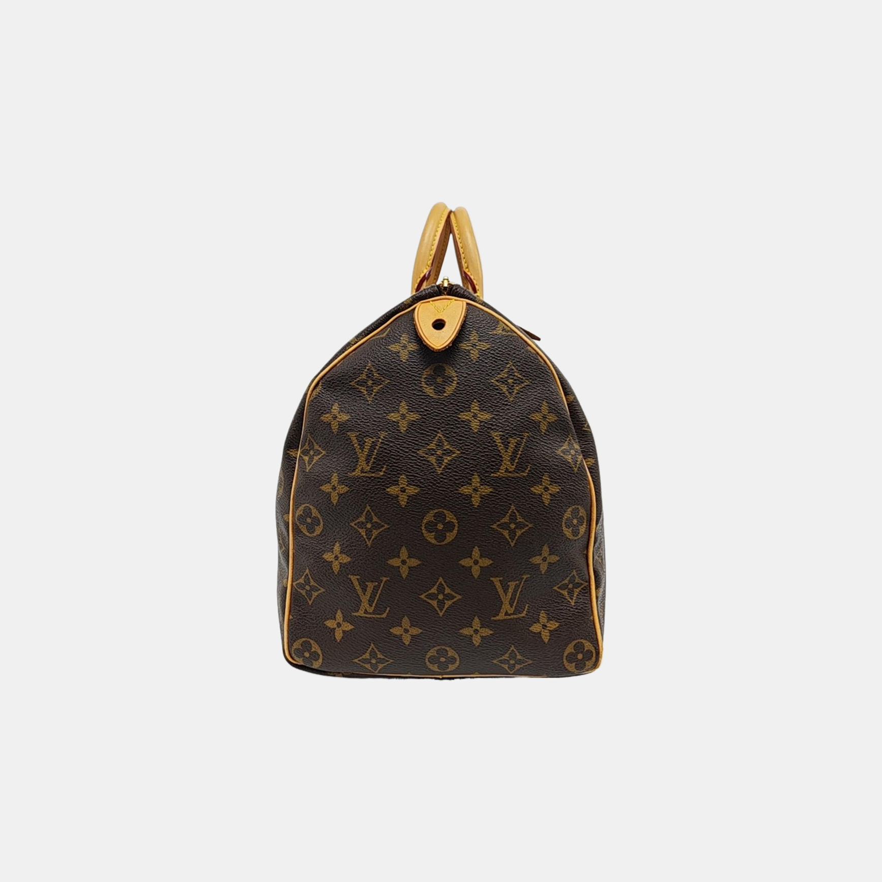 SPEEDY 35 Lona Revestida Monogram Marrón
