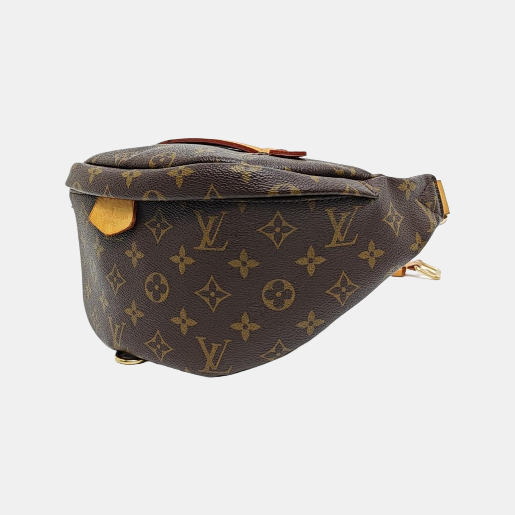 BUMBAG Monogram Coated Canvas Brown