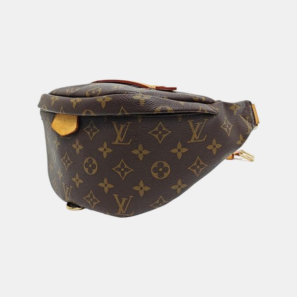 BUMBAG Monogram Coated Canvas Brown