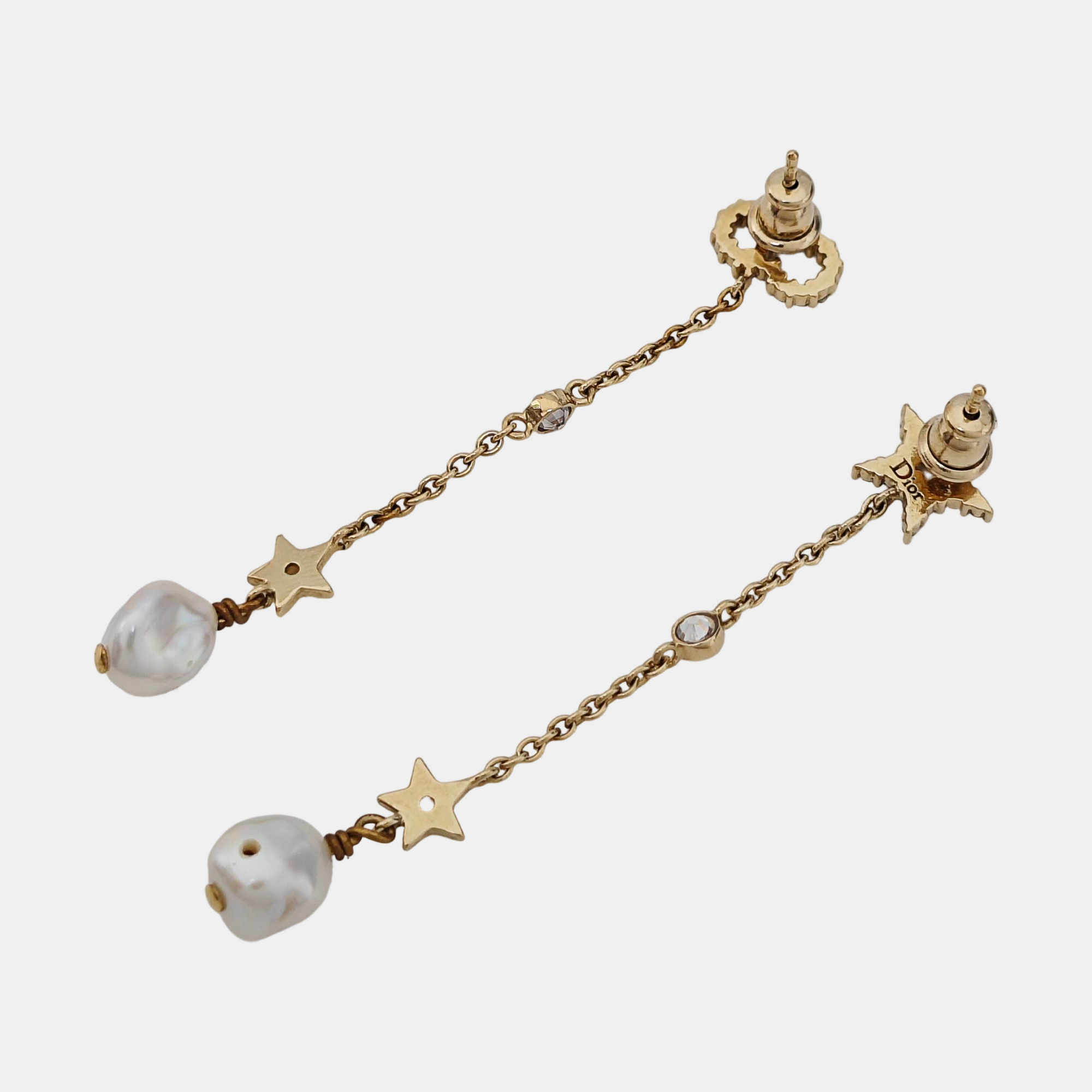 La Petite Tribale Metal Gold Stud Earrings
