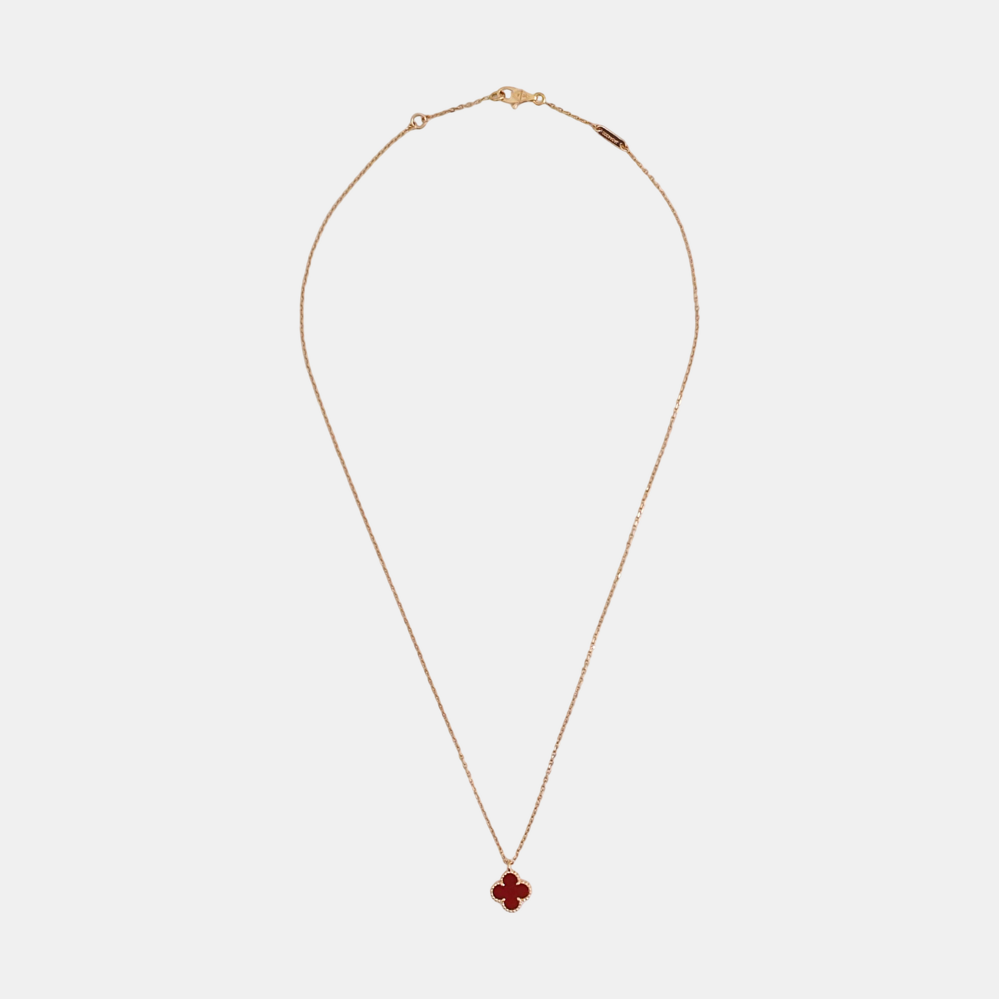 Sweet Alhambra 18k Rose Gold Necklace