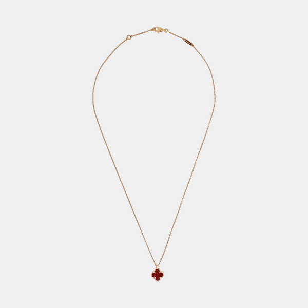 Sweet Alhambra 18k Rose Gold Necklace