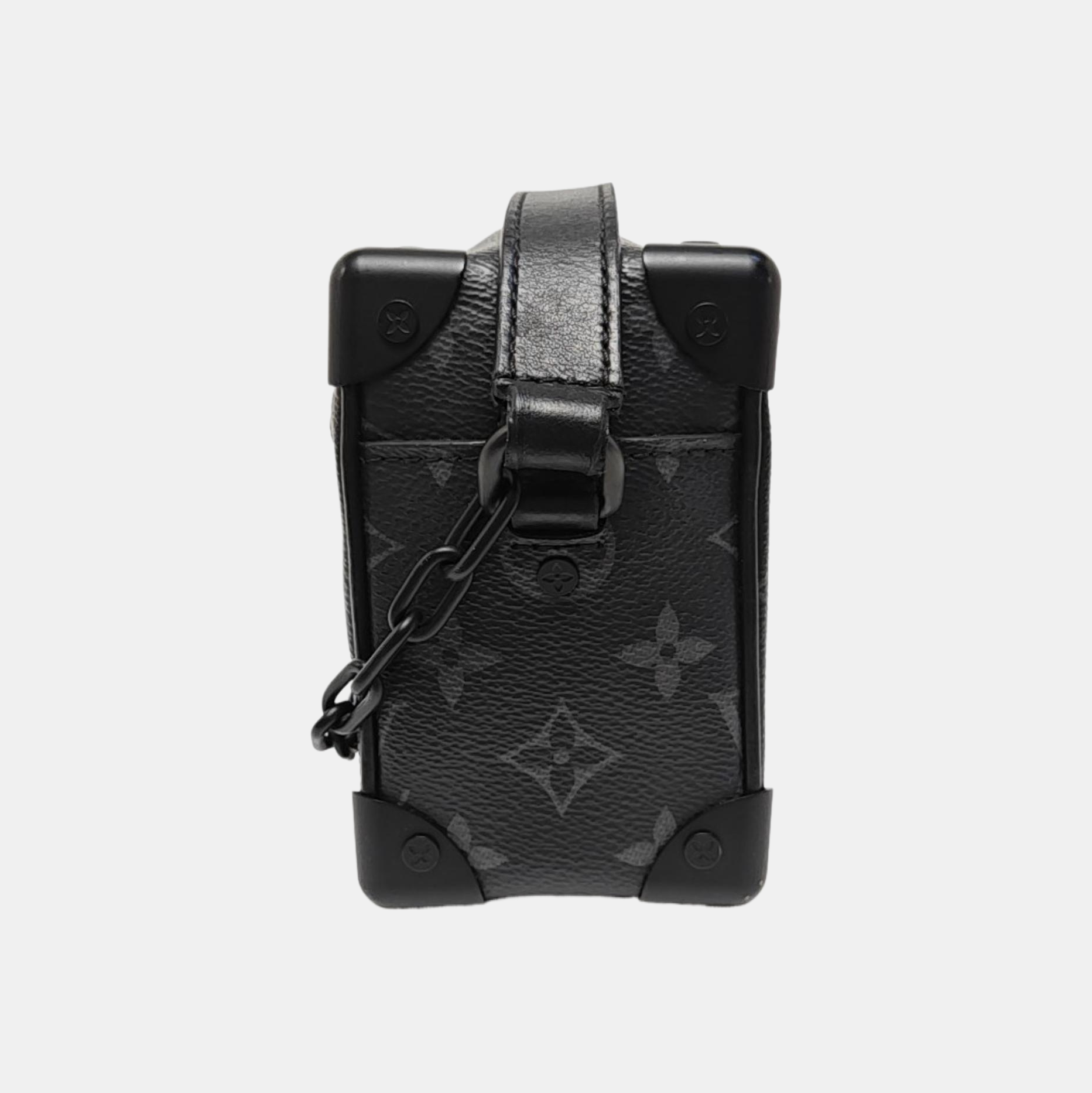 SOFT TRUNK Mini Monogram Coated Canvas Black