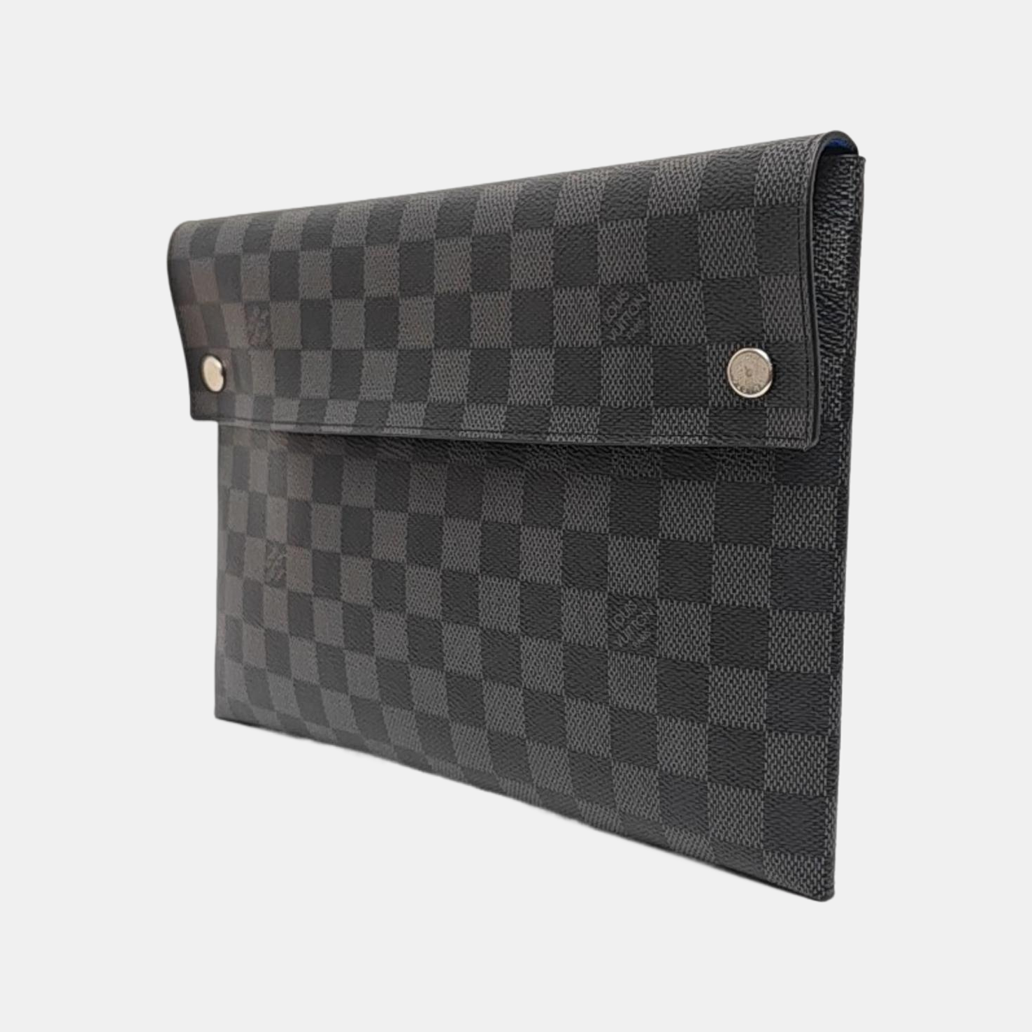 ALPHA Damier Graphite Coated Canvas Gray