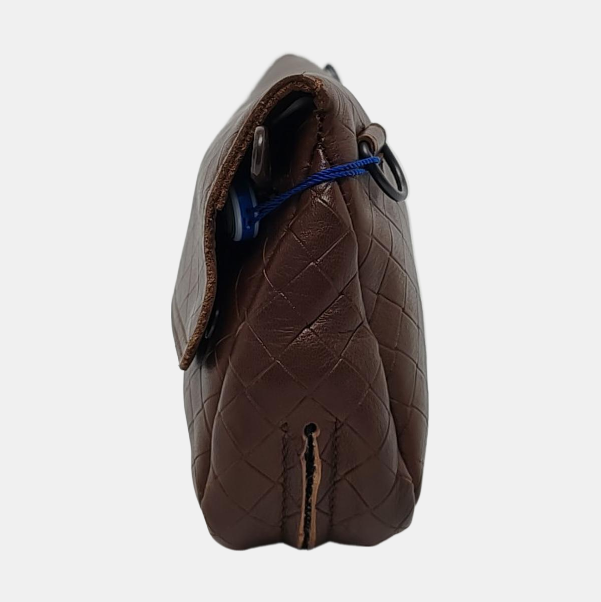 Authenticated pre-owned  Messenger Lambskin Brown - Crossbody Bag at Looply