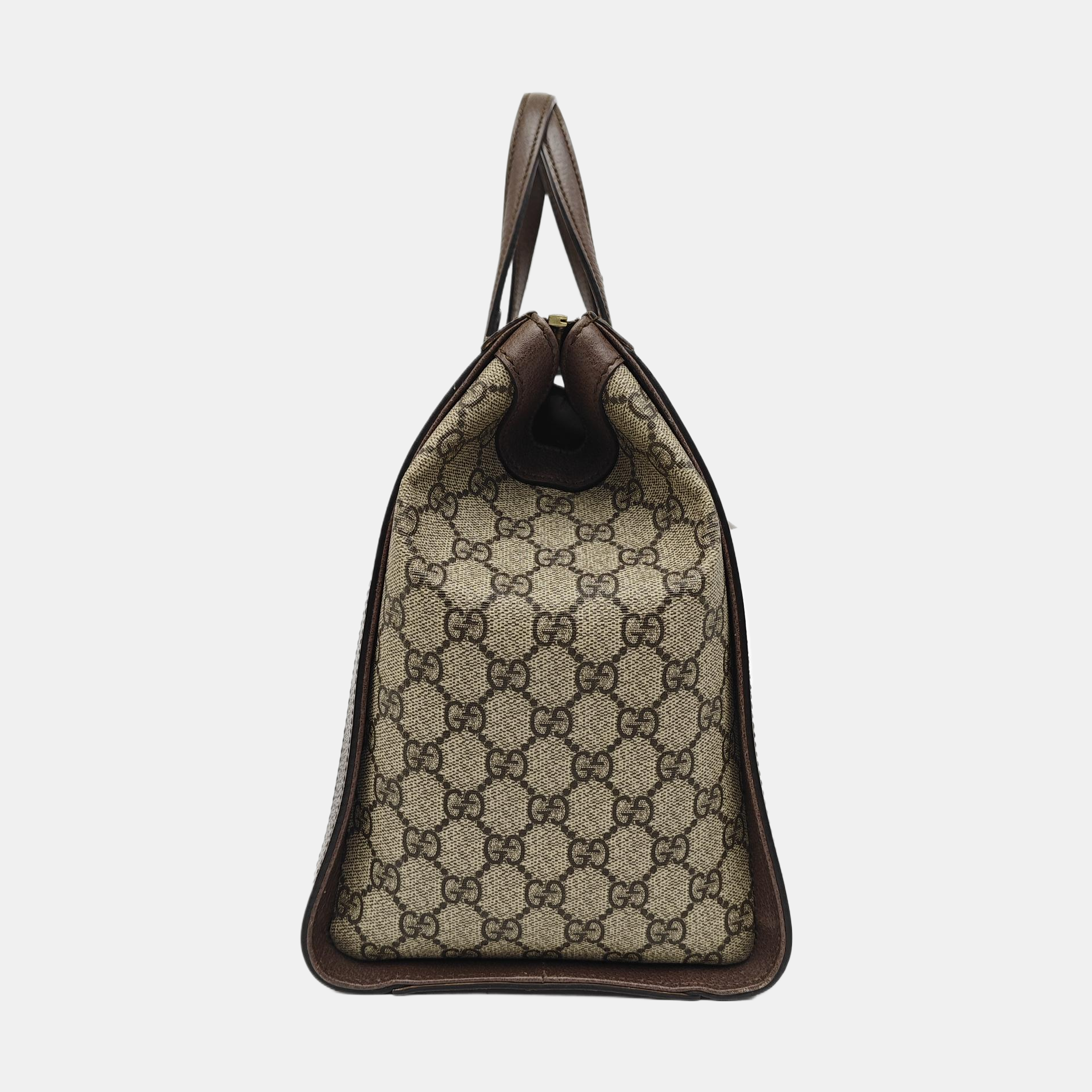 Ophidia Medium Monogram Coated Canvas Beige