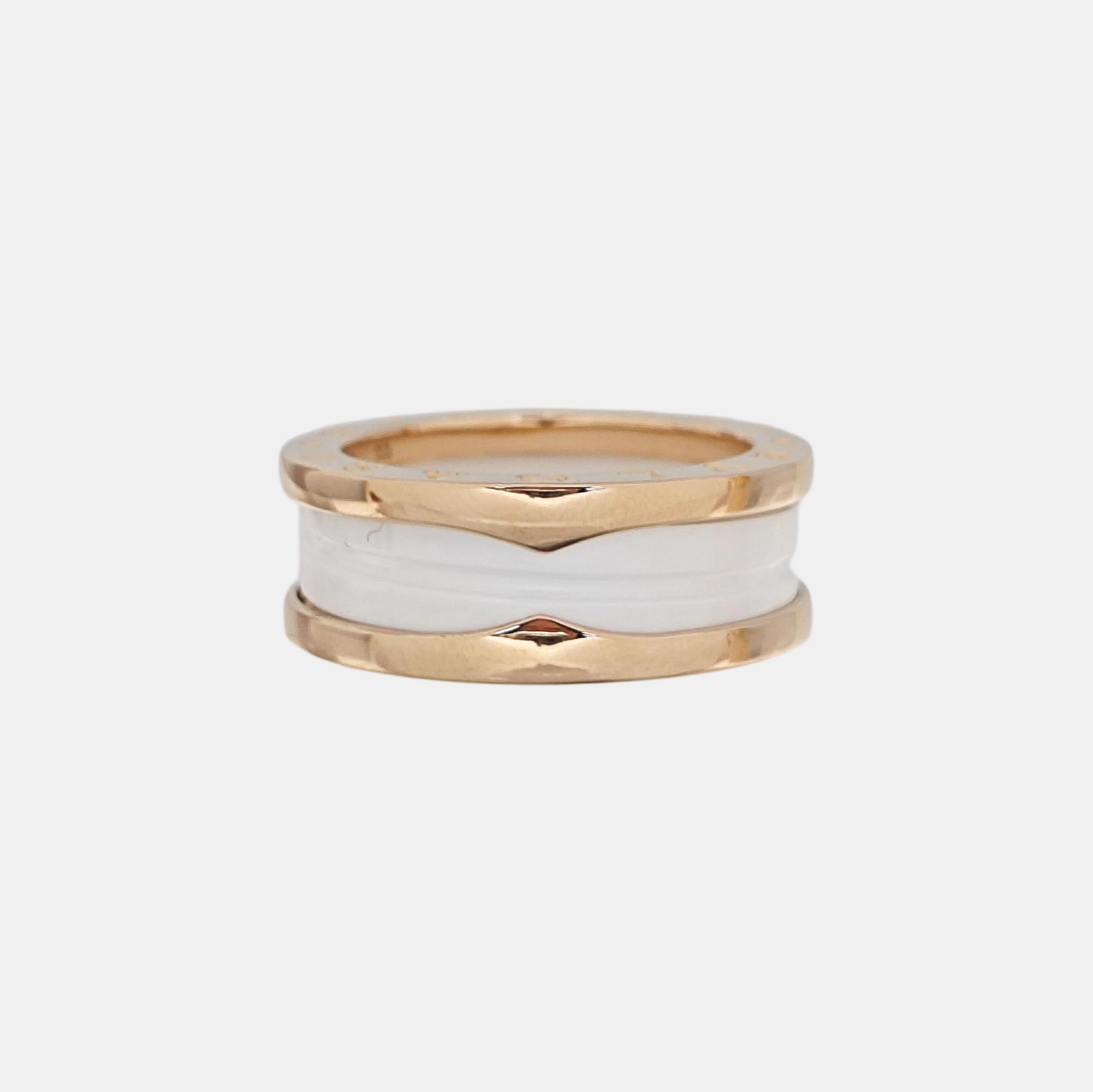 B.ZERO1 18k Rose Gold Ring EU 55