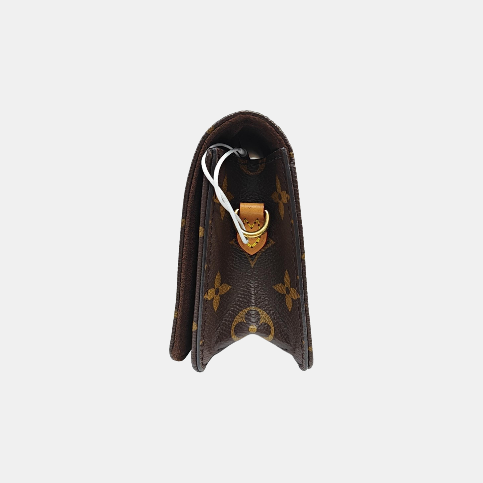 Lily Monogram Coated Canvas Brown