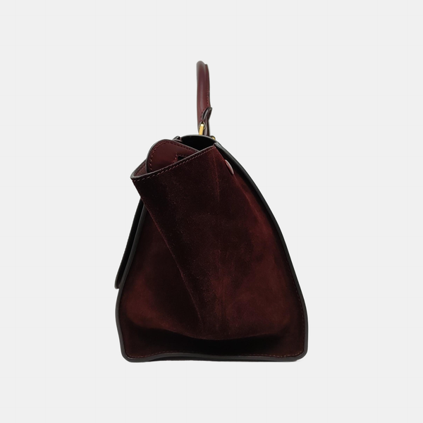 TRAPEZE Medium Calfskin Red