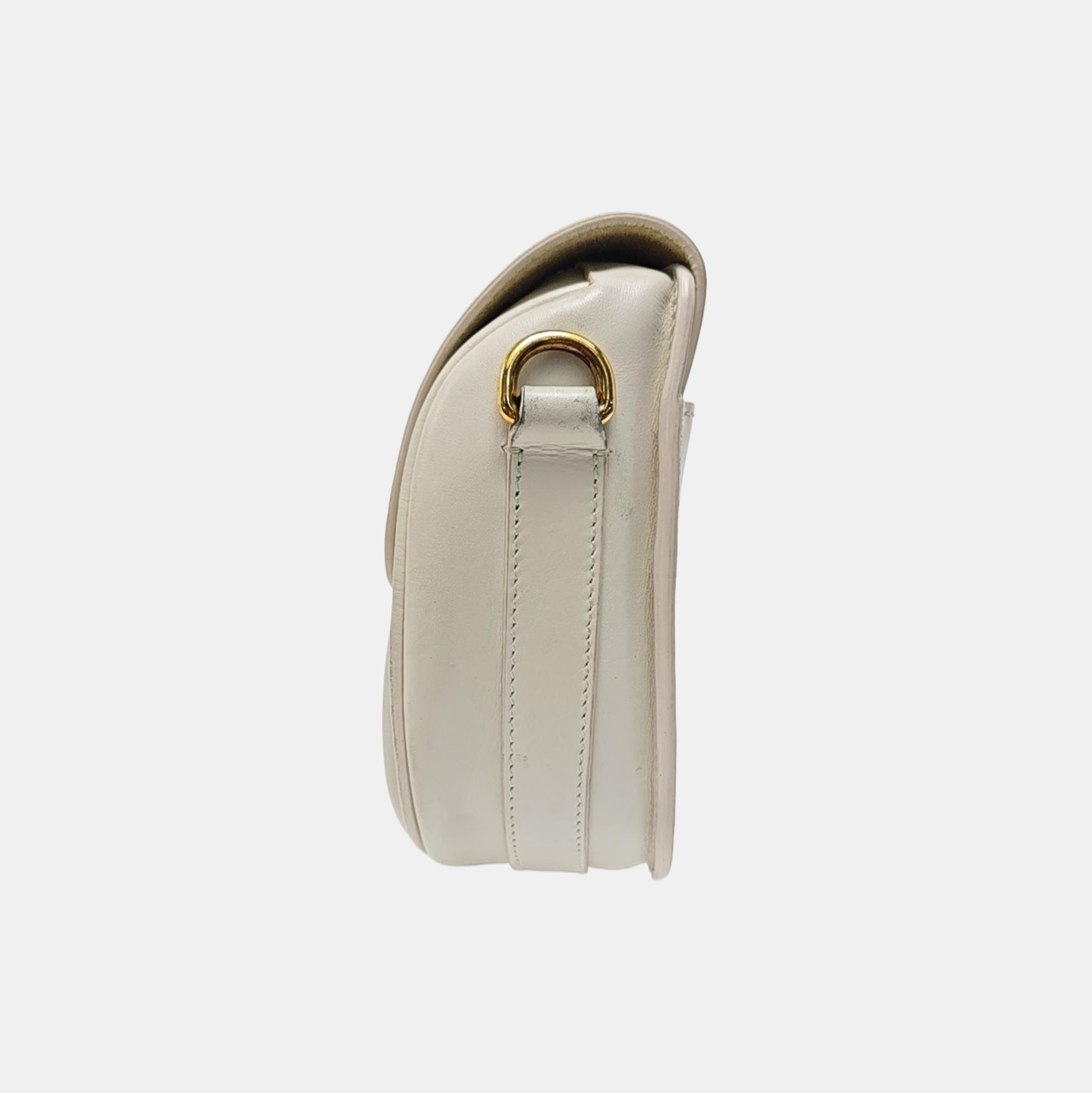 Bobby Medium Calfskin White