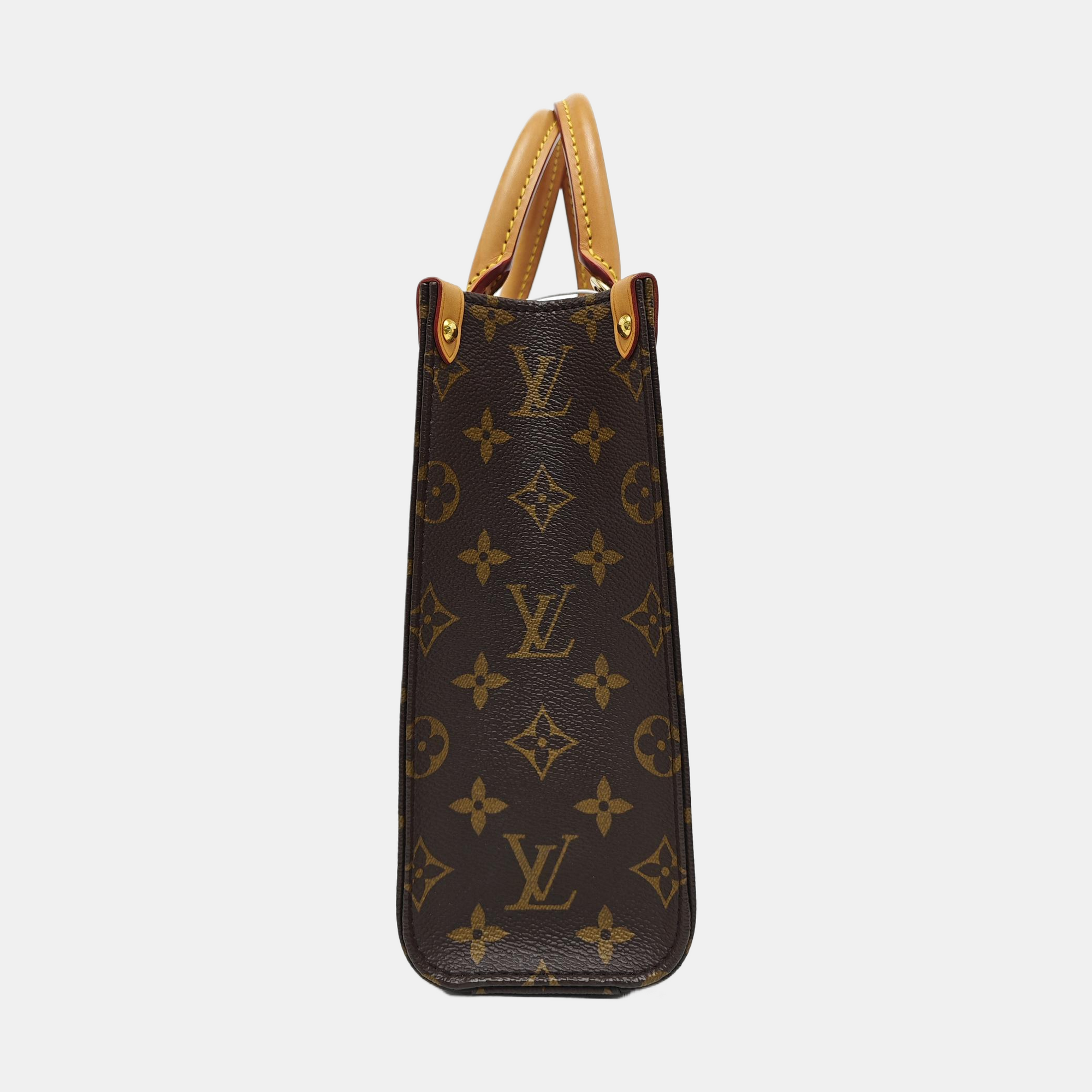 SAC PLAT BB Monogram Coated Canvas Brown