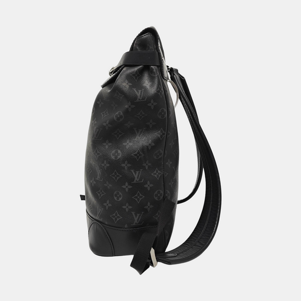 STEAMER Monogram Coated Canvas Black