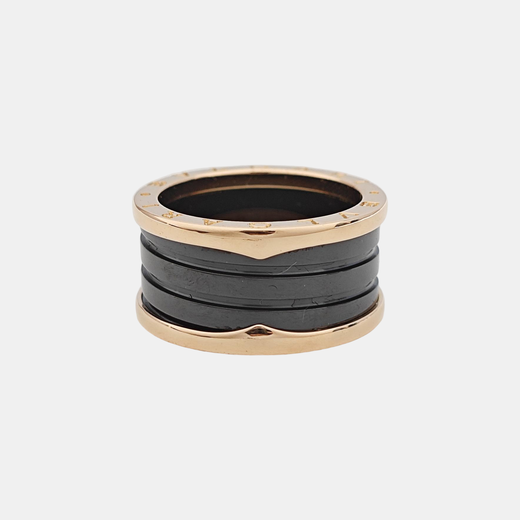 B.ZERO1 18k Rose Gold Ring EU 60
