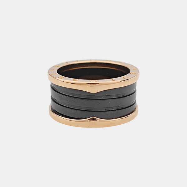 B.ZERO1 18k Rose Gold Ring EU 60