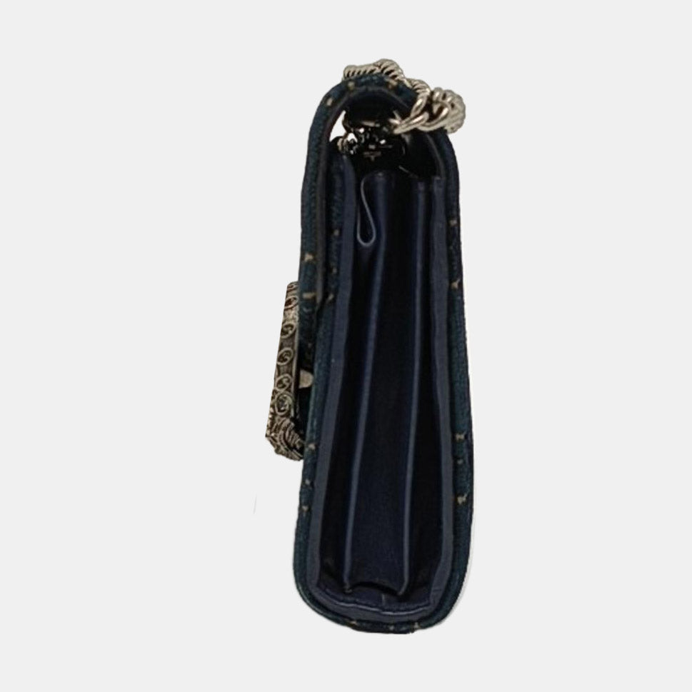 Authenticated pre-owned  Dionysus Mini Monogram Velvet Blue - Shoulder Bag at Looply