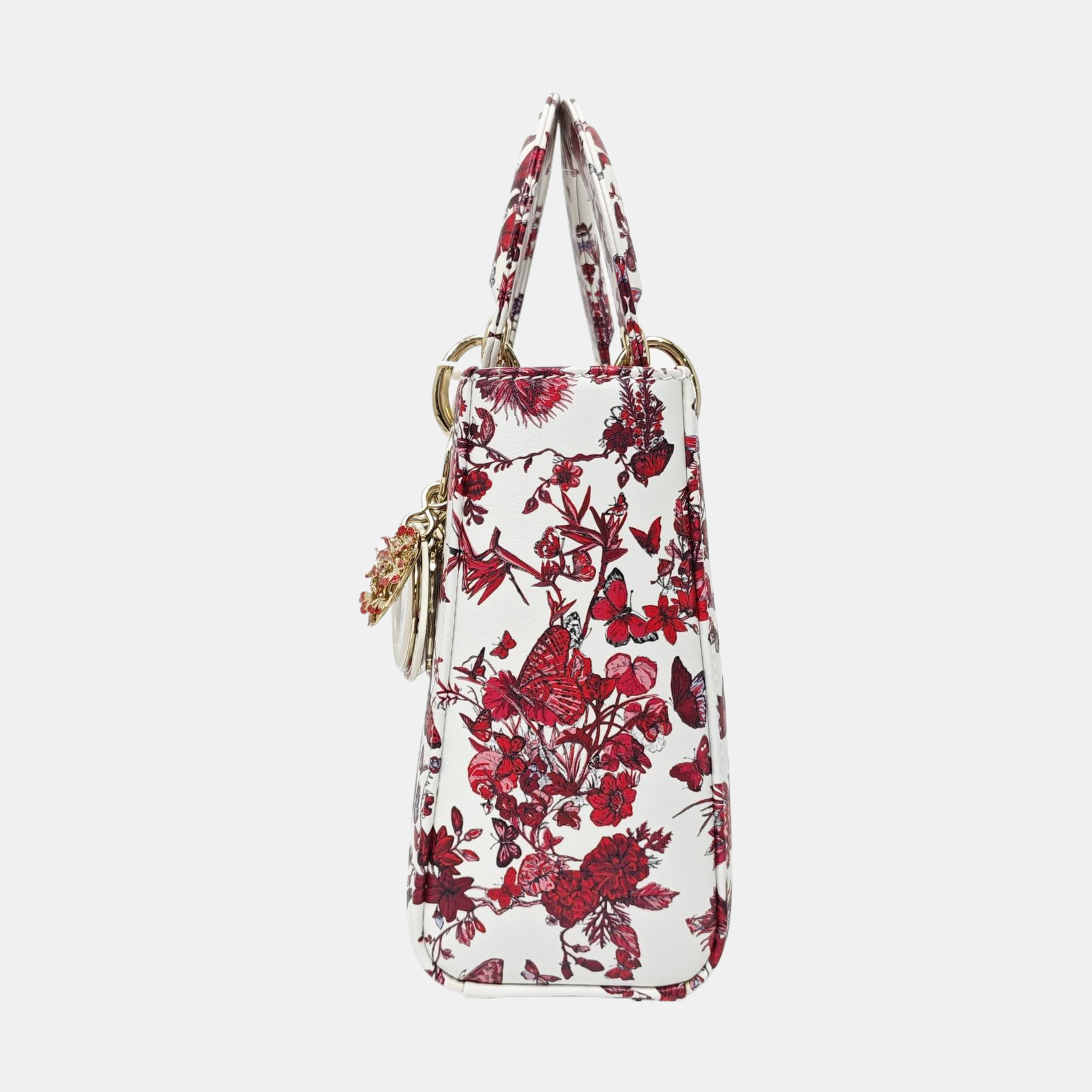 Lady Dior Small Calfskin White