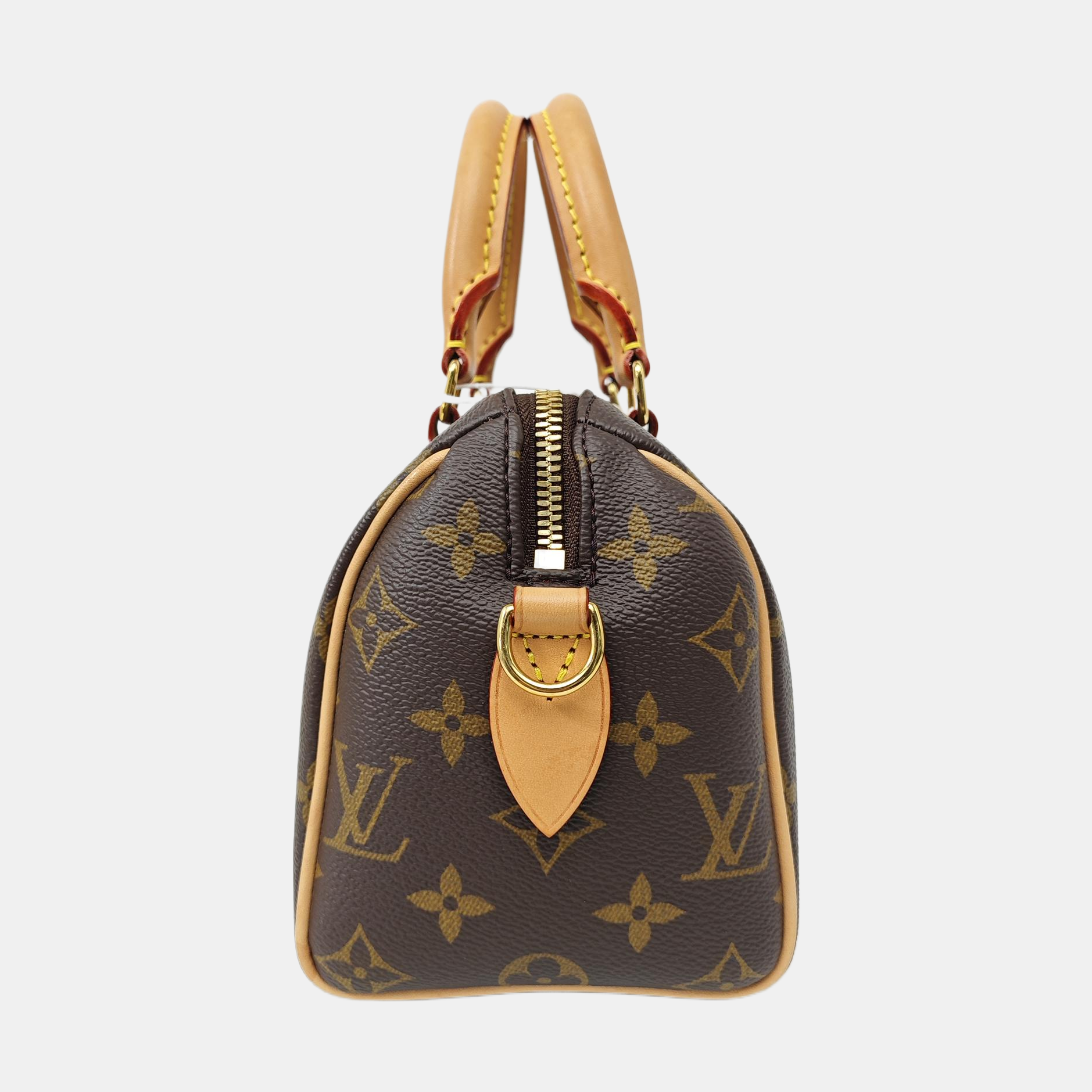 SPEEDY 20 Monogram Coated Canvas Brown