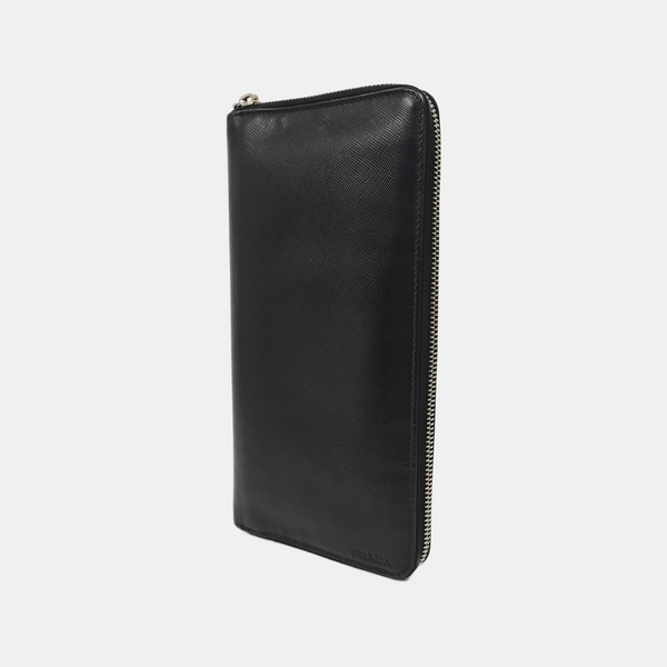 Saffiano Calfskin Wallet Black