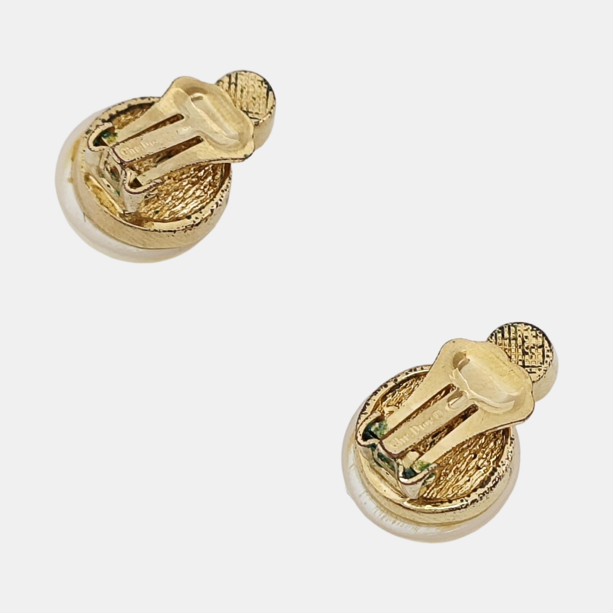 Metal Gold Clip On Earrings