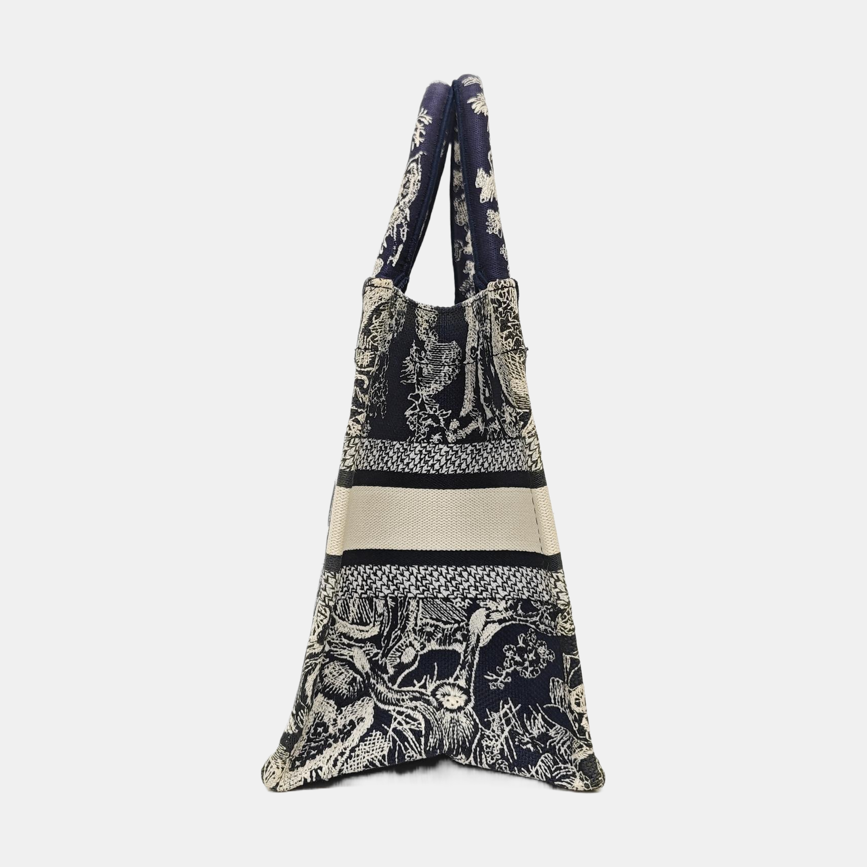 Book Tote Small Canvas Blue