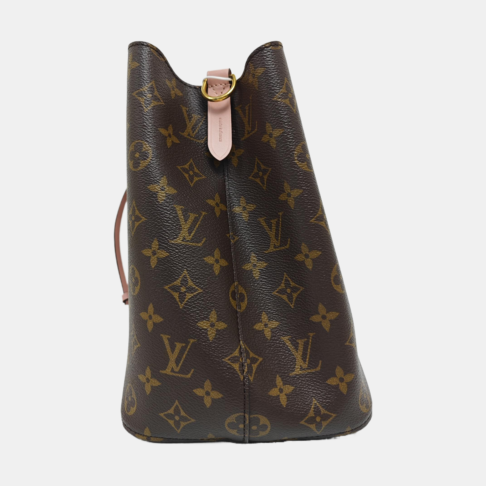 NÉONOÉ MM Monogram Coated Canvas Brown