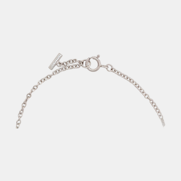 Tiffany T 18k White Gold Silver Bracelet