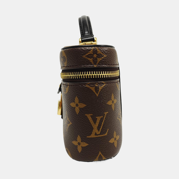 Vanity Chain Pouch Monogram Coated Canvas Brown