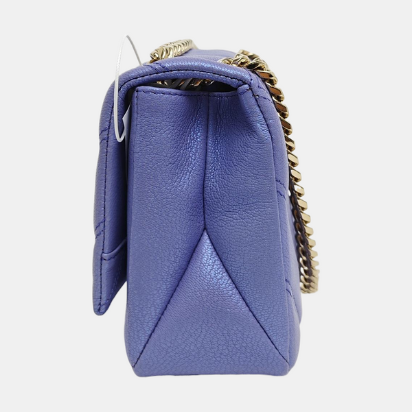 SERPENTI CABOCHON Small Quilted Lambskin Blue