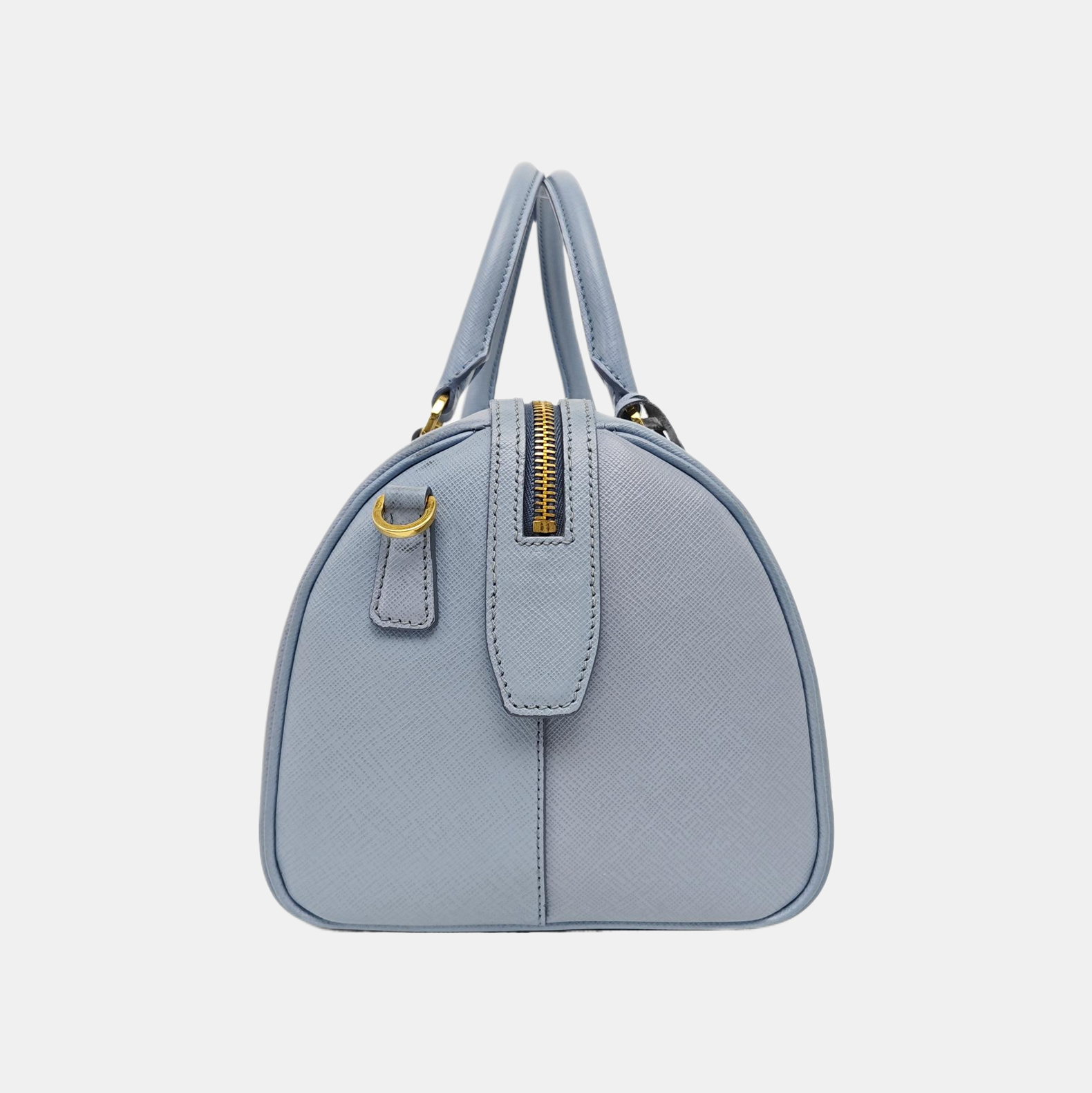 Saffiano Calfskin Shoulder Bag Blue