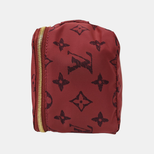 CUBE DE RANGEMENT PM Monogram Nylon Red