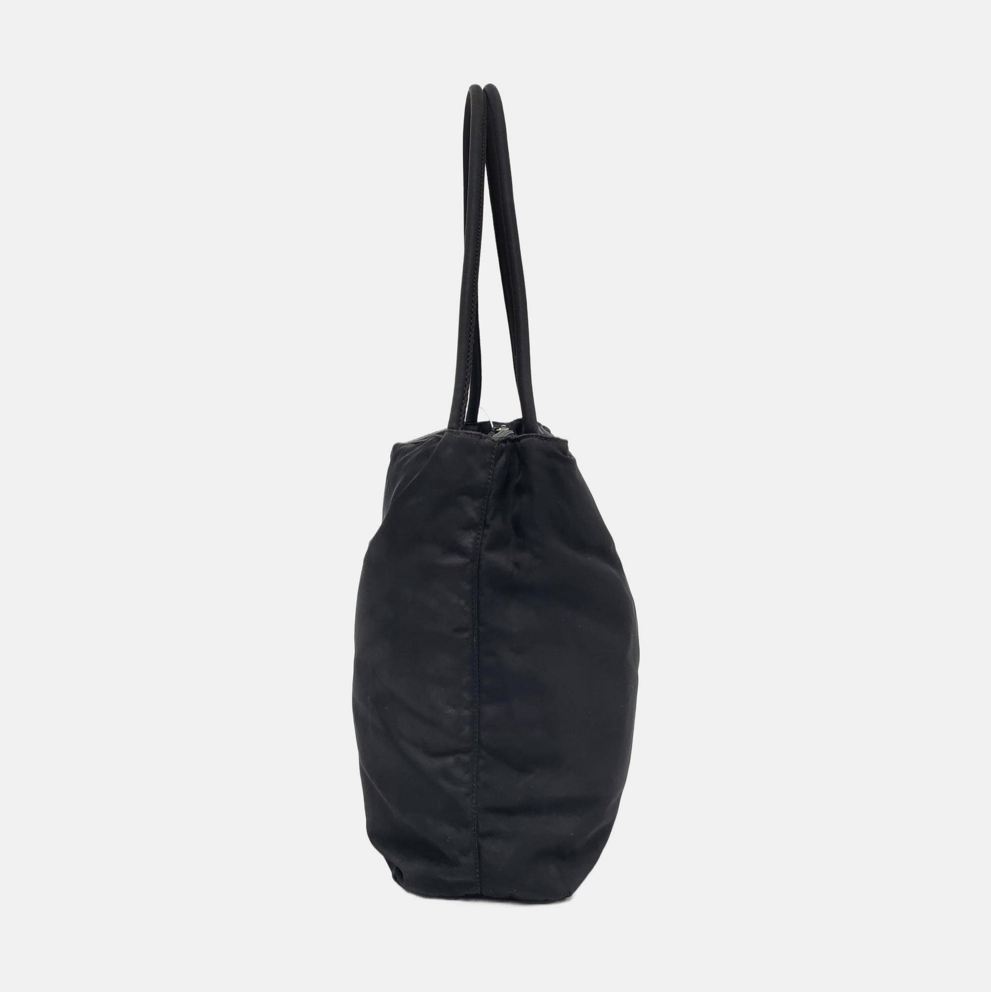 Nylon Tote Bag Black