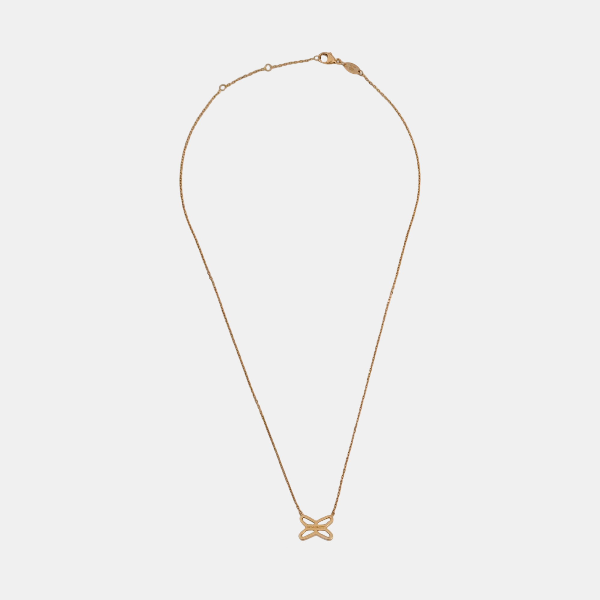 Jeux De Liens 18k Rose Gold Necklace