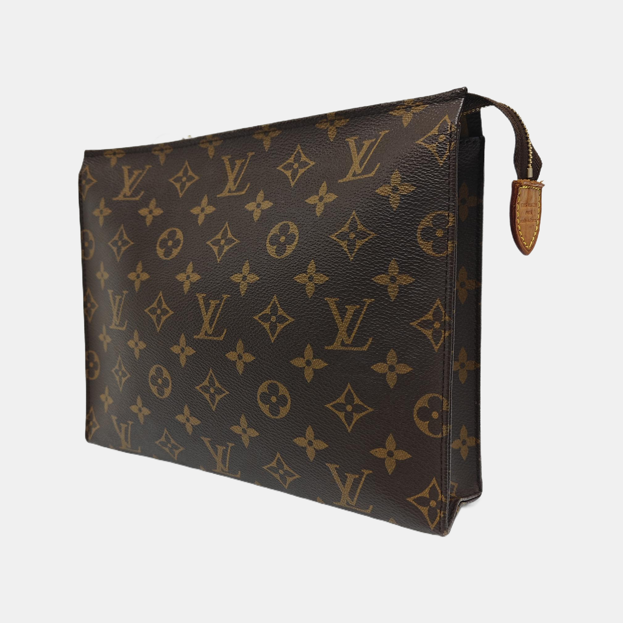 TOILET POCKET 26 Monogram Coated Canvas Brown