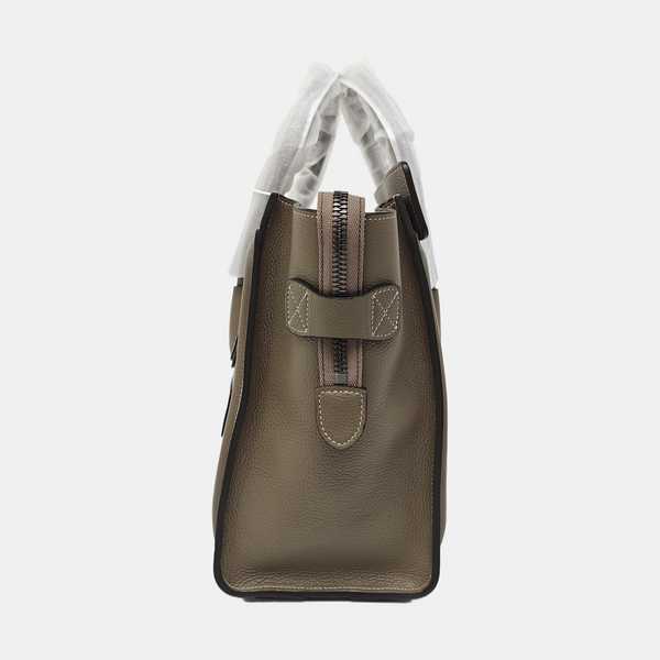 LUGGAGE Quilted Calfskin Gray