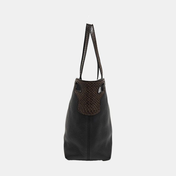 Calfskin Tote Bag Black