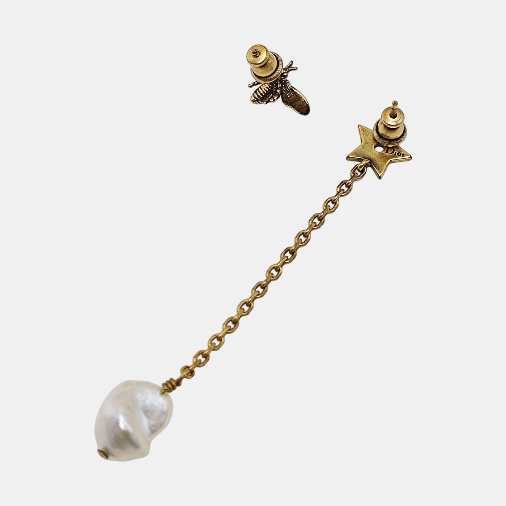 Metal Gold Stud Earrings