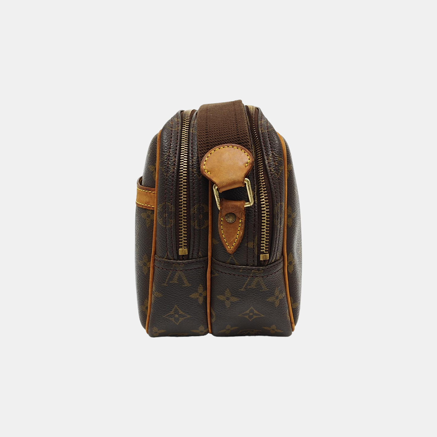 REPORTER PM Monogram Coated Canvas Brown