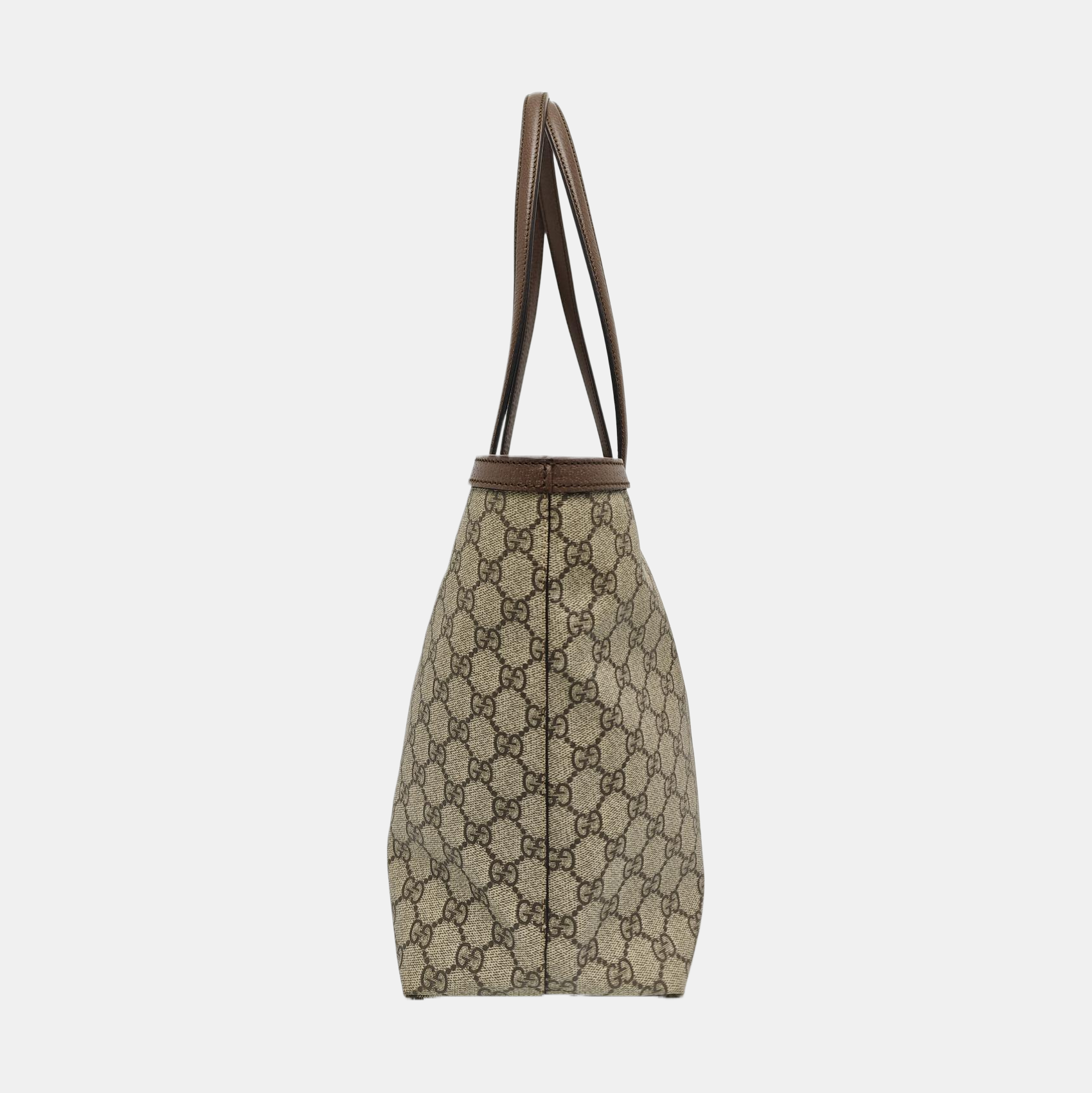 Ophidia Medium Monogram Coated Canvas Beige