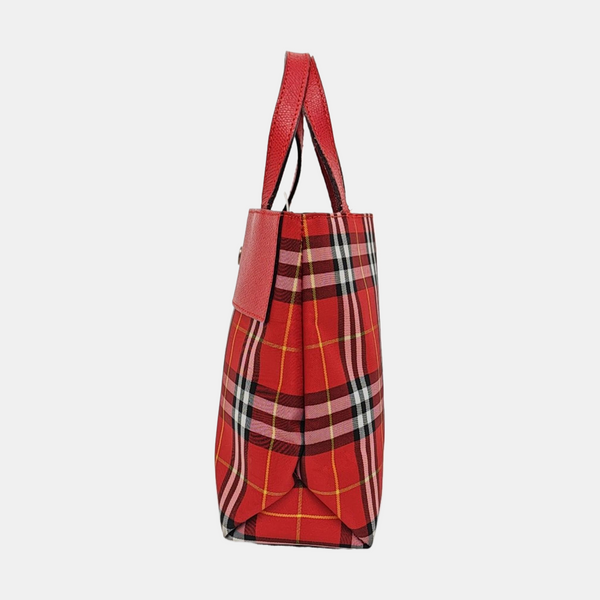 Nylon Tote Bag Red
