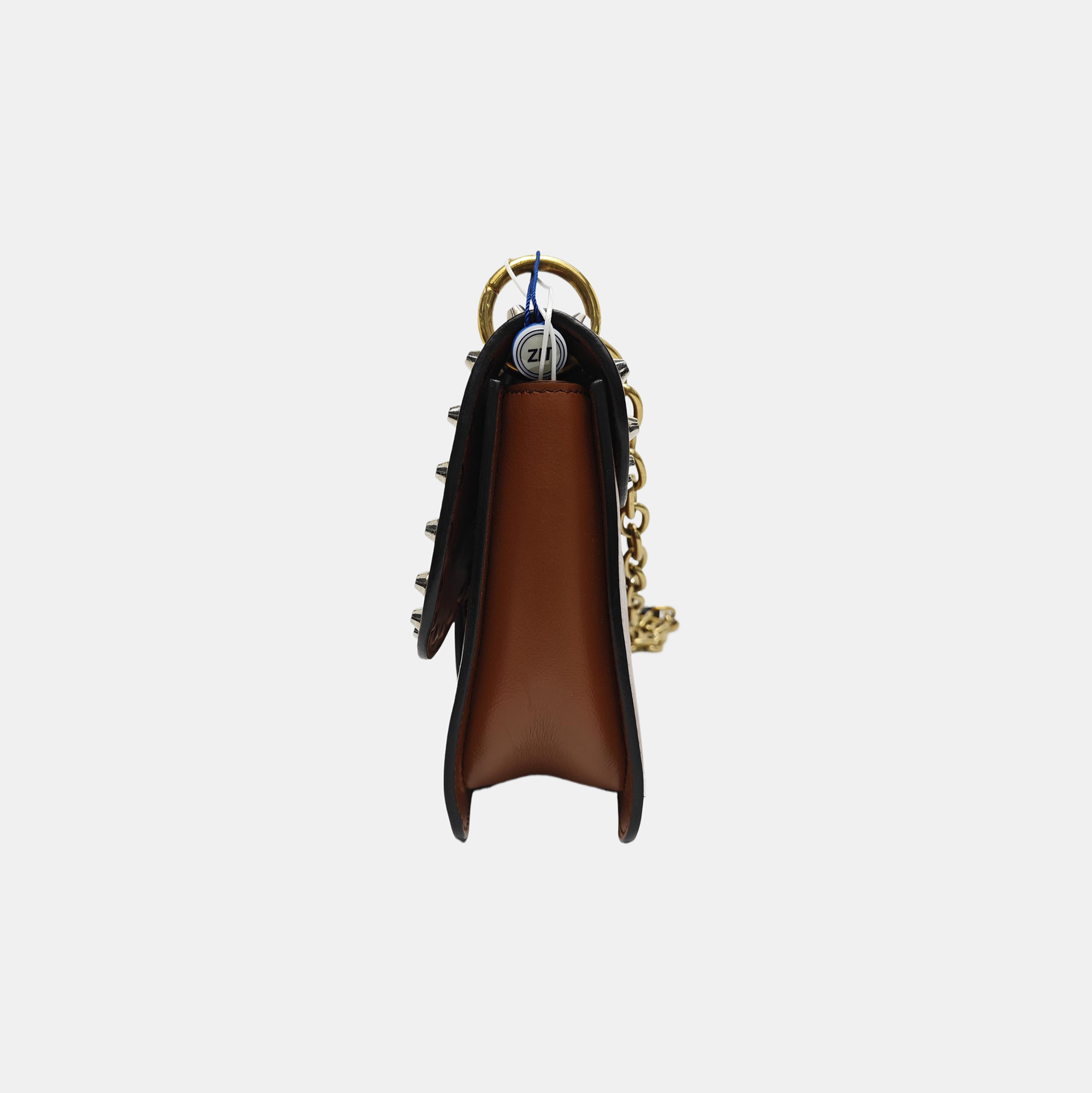 Leather Shoulder Bag Brown