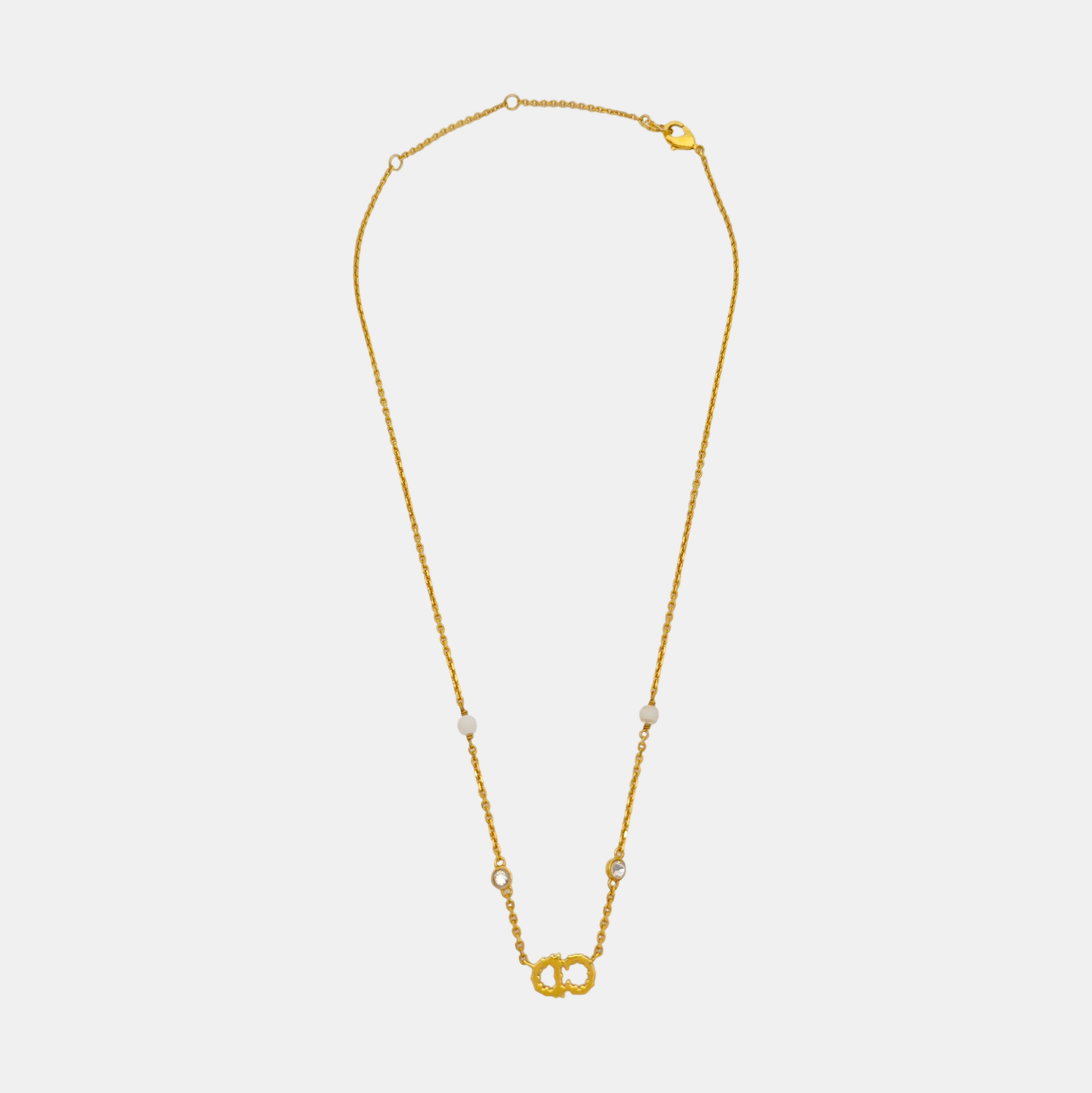 Authenticated pre-owned  Clair D Lune Gold Tone Metal Gold Necklace - Necklace at Looply