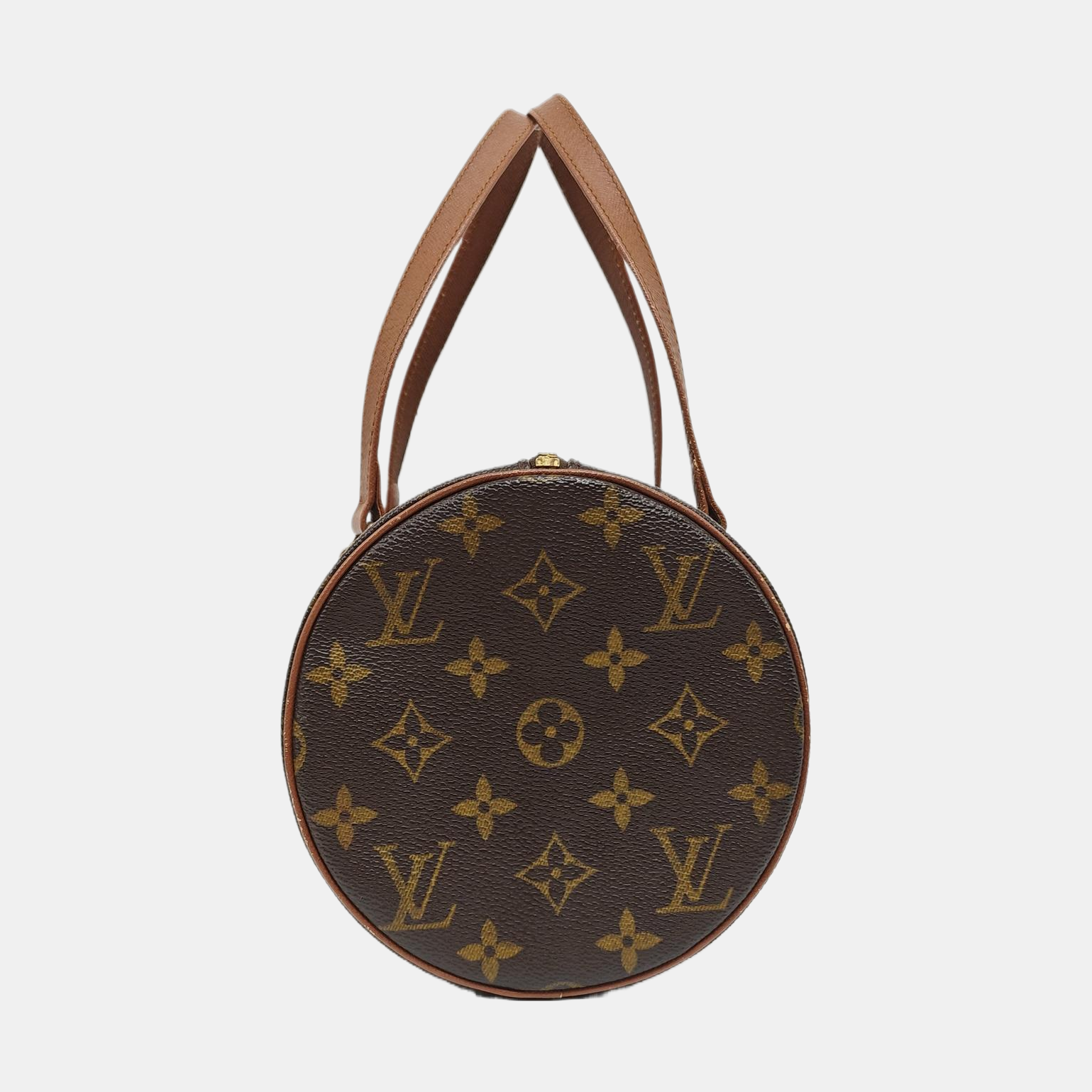 PAPILLON 30 Monogram Coated Canvas Brown
